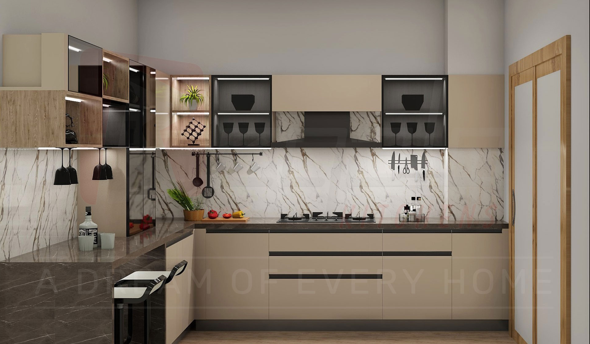 Efficient and Stylish: Modular Kitchen Design