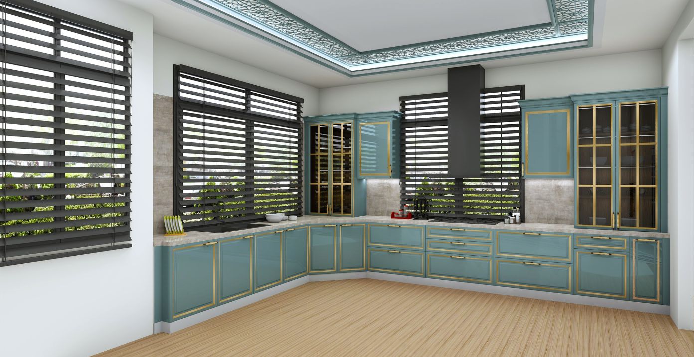 Modular Kitchen Design for Open Floor Plans