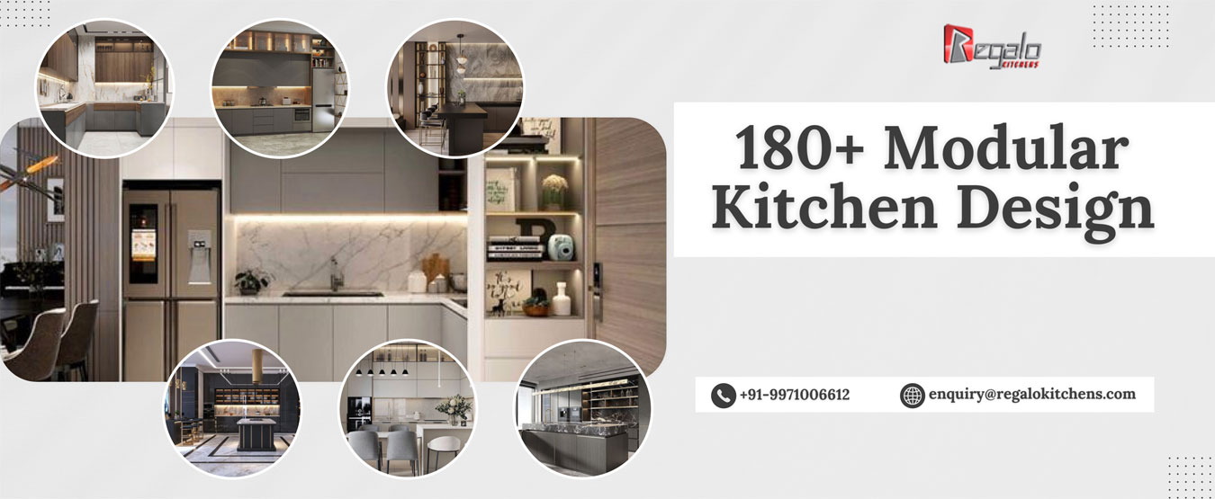 Small Modular Kitchen Design - Regalo Kitchens