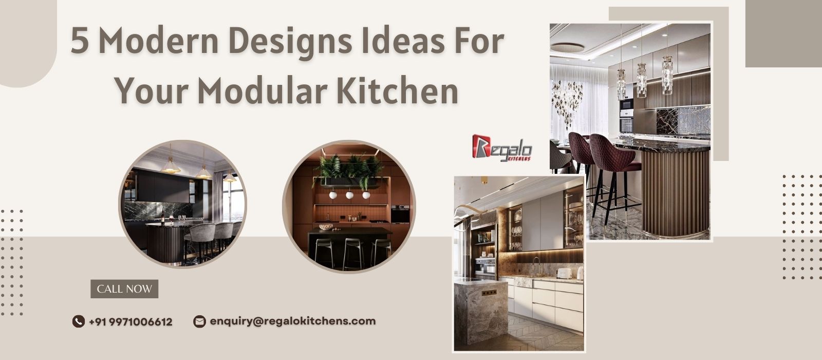 5 Modern Designs Ideas For Your Modular Kitchen