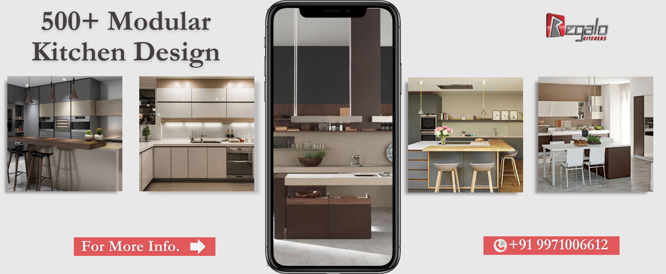 Small Modular Kitchen Design - Regalo Kitchens