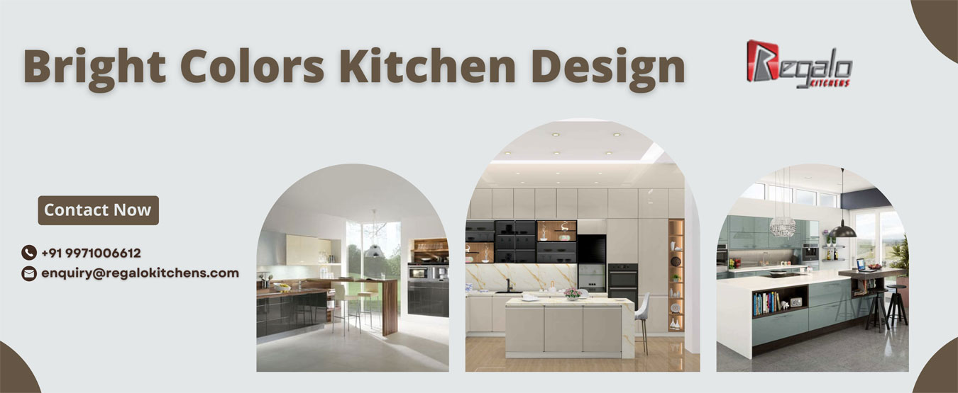 
                                            Bright Colors Kitchen Design