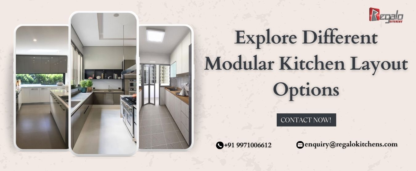 Explore Modular Kitchen Layouts | Regalo Kitchens