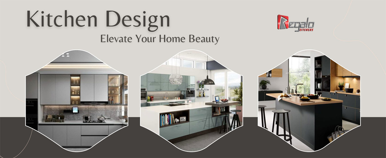 Small Modular Kitchen Design - Regalo Kitchens