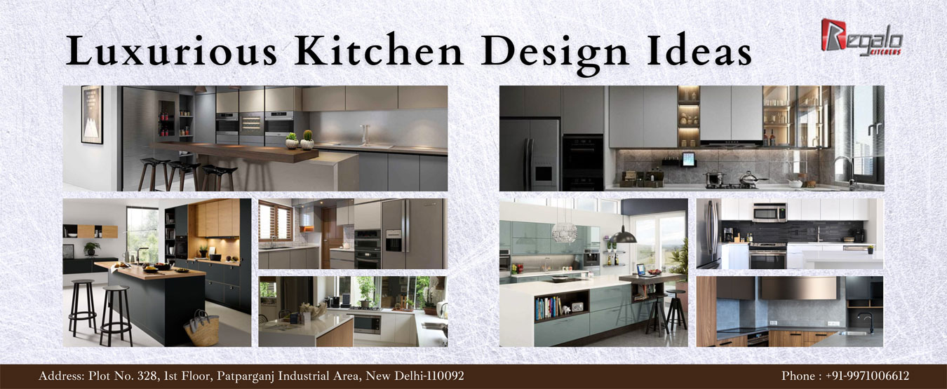 Small Modular Kitchen Design - Regalo Kitchens