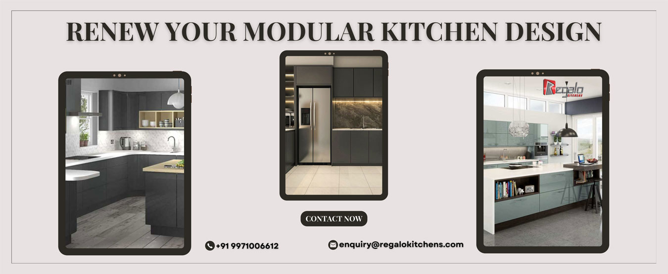 Renew Your Modular Kitchen Design | Regalo Kitchens