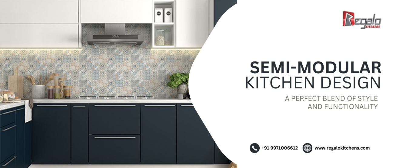 Semi Modular Kitchen Design