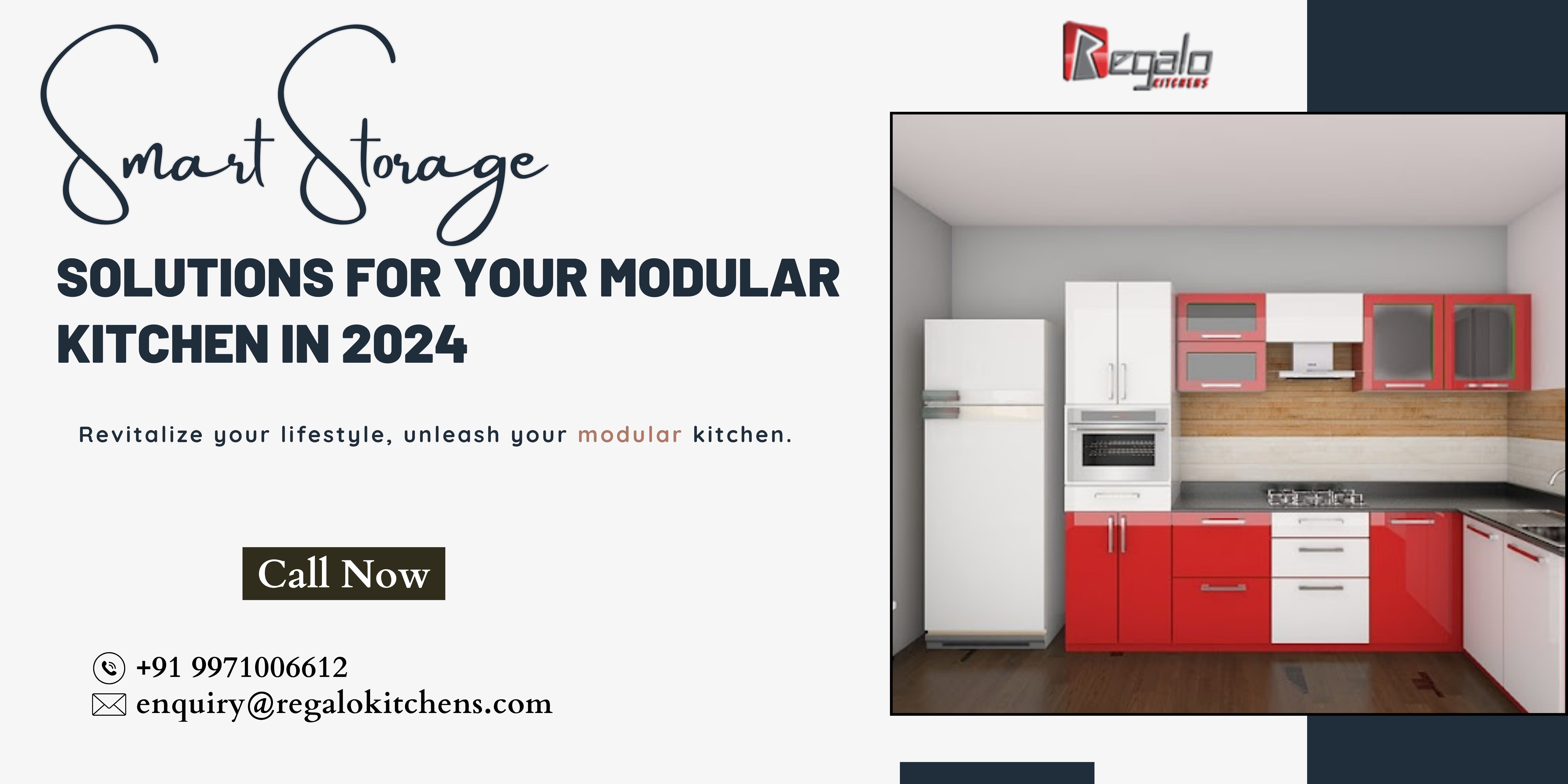 Smart Storage Solutions For Your Modular Kitchen In 2024