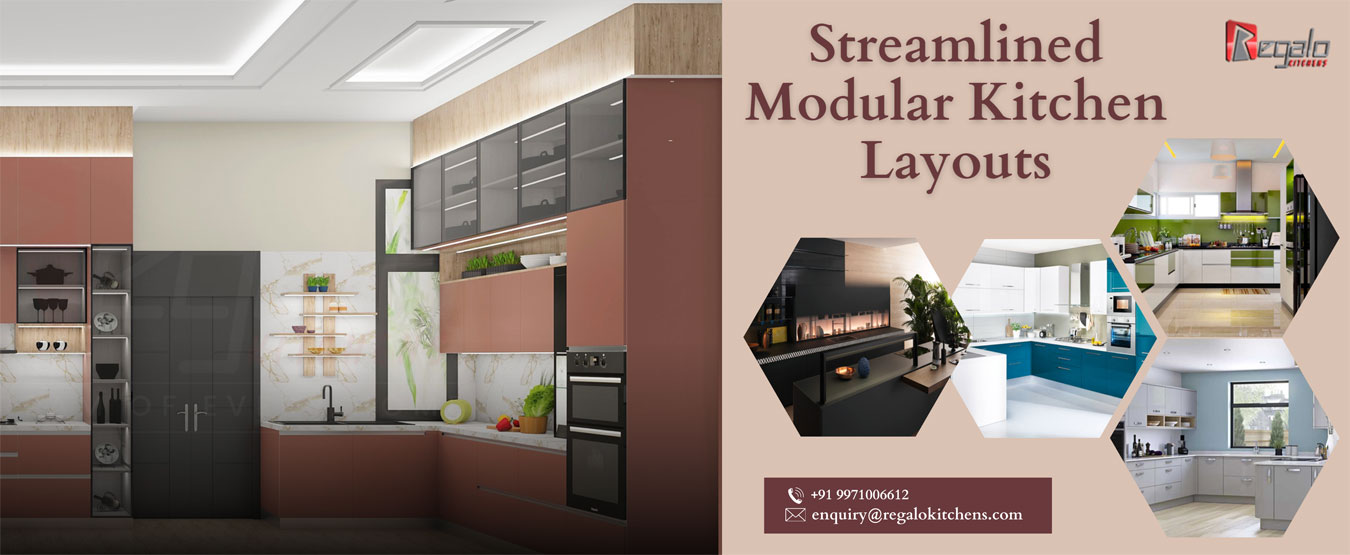 Streamlined Modular Kitchen Layouts