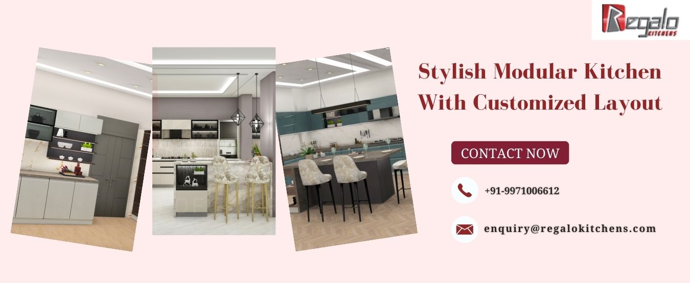 Stylish Modular Kitchen With Customized Layout