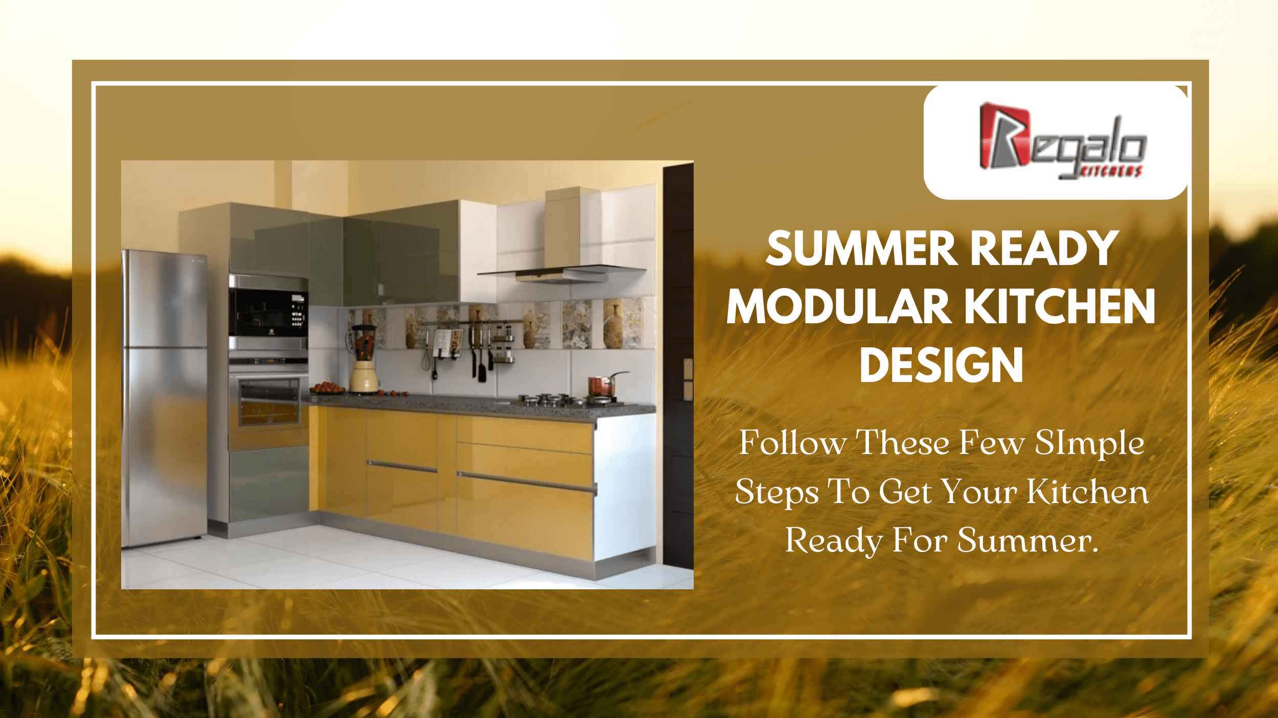 Summer Ready Modular Kitchen Design