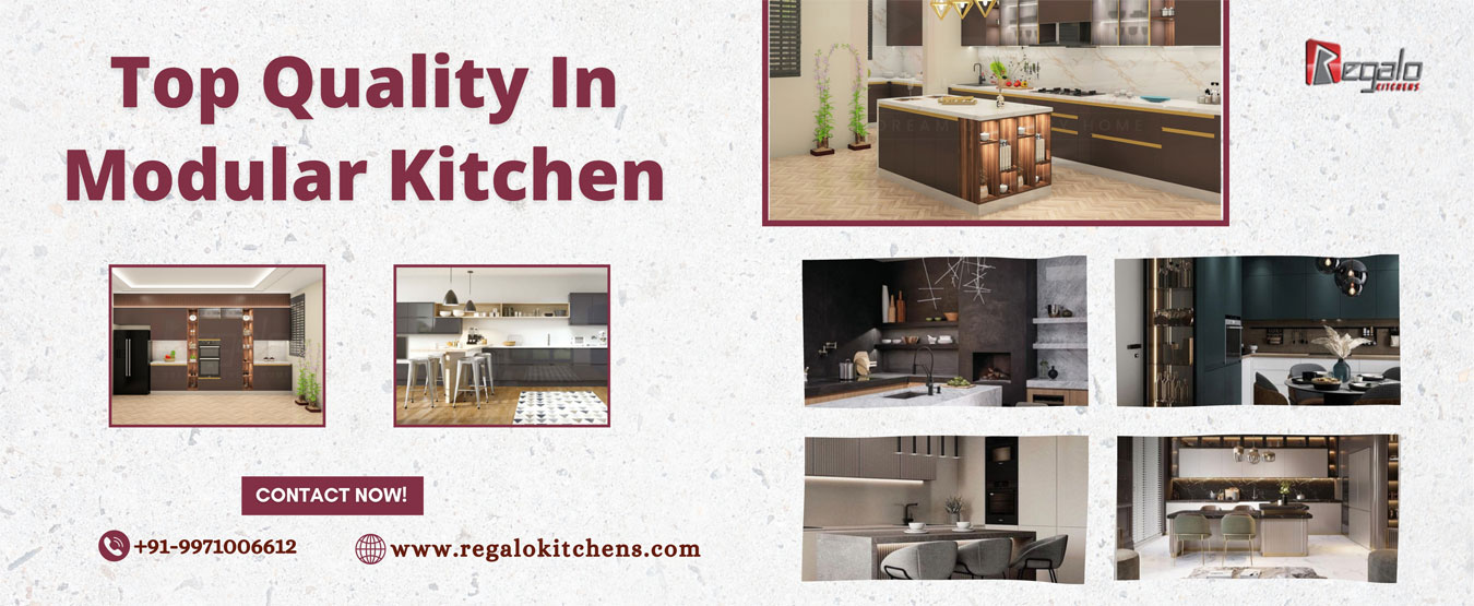 Small Modular Kitchen Design - Regalo Kitchens