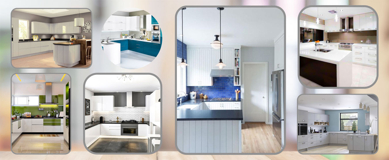 U-Shaped Modular Kitchen Design 