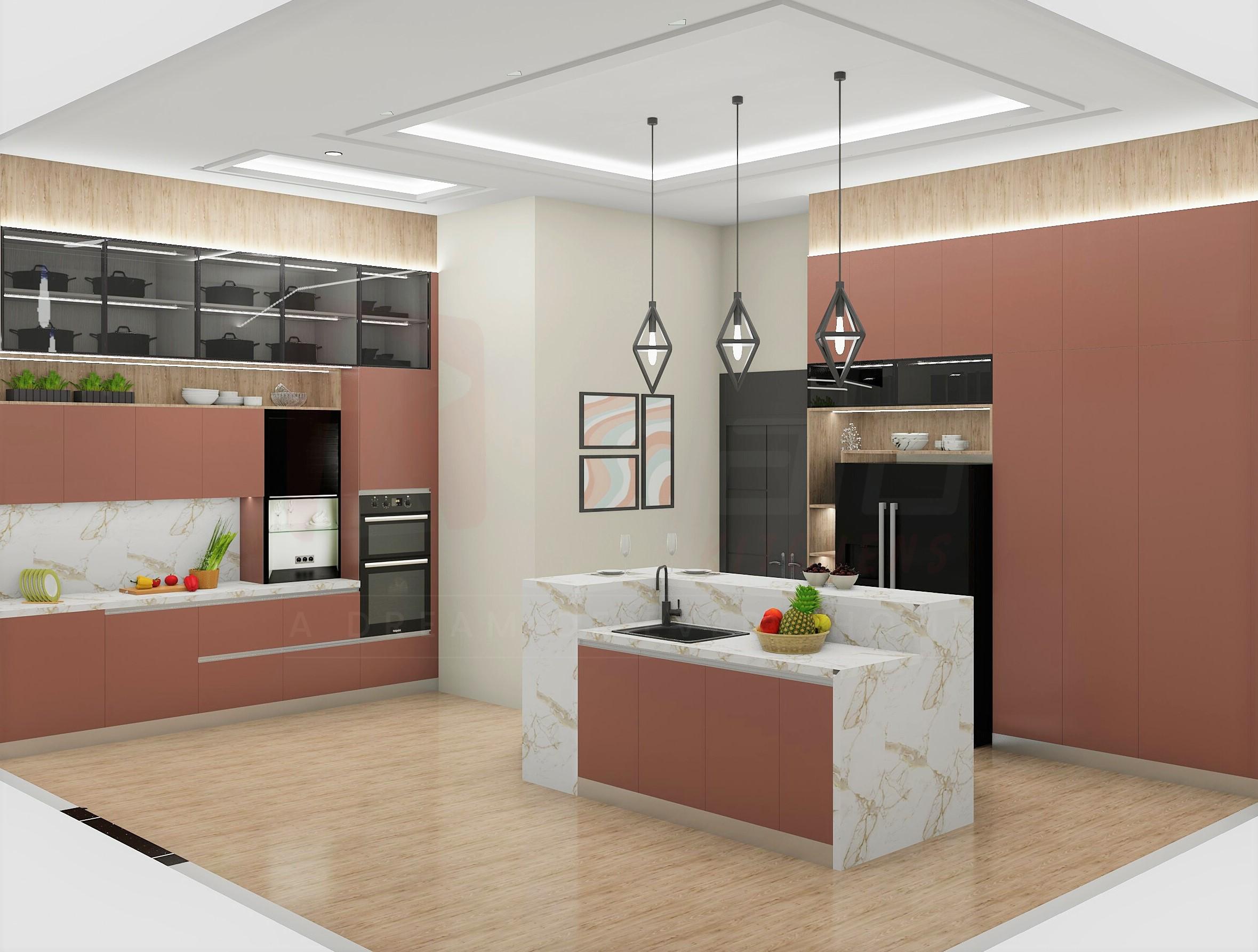 Amazing Island Modular Kitchen Design