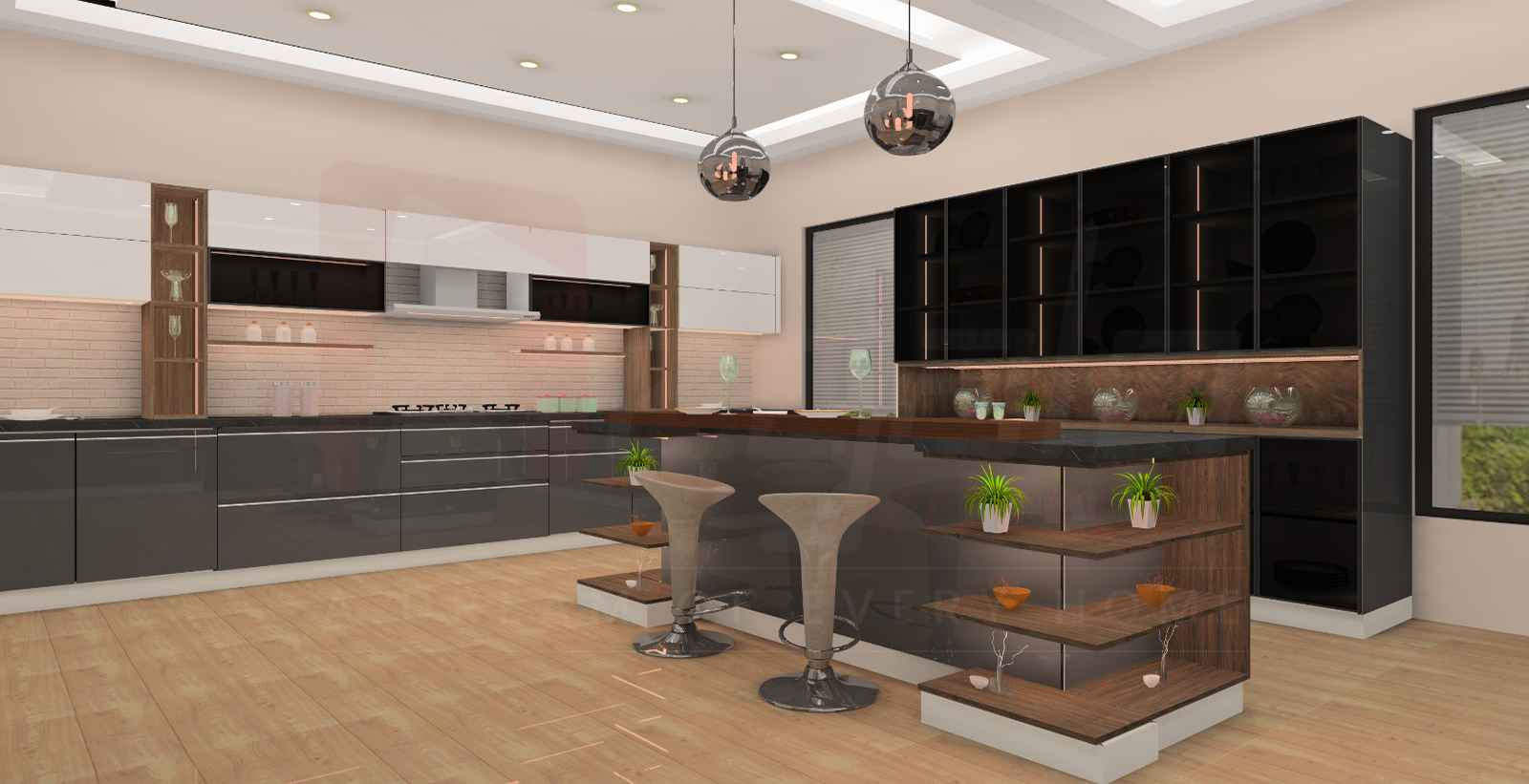 Best Smart Island Kitchen Modular Design