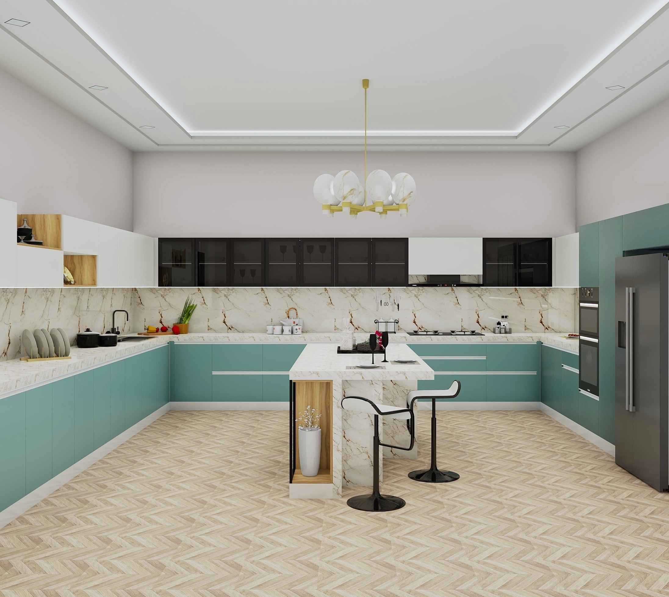 Bright Haven Modular Island Kitchen Design