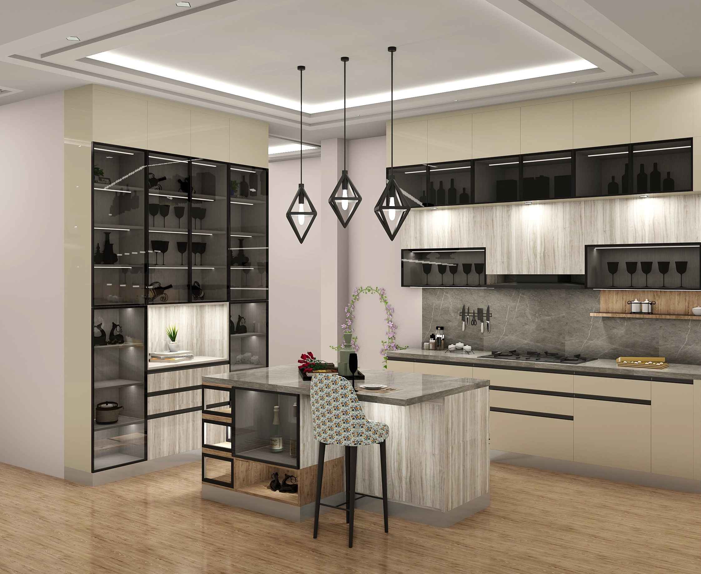 Classy Italian Modular Kitchen Latest Design