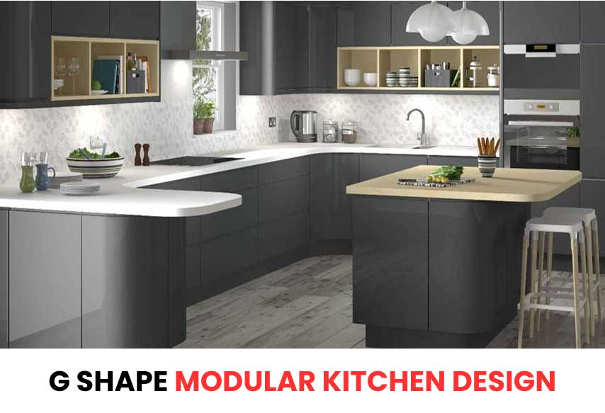 G Shape Modular Kitchen Design