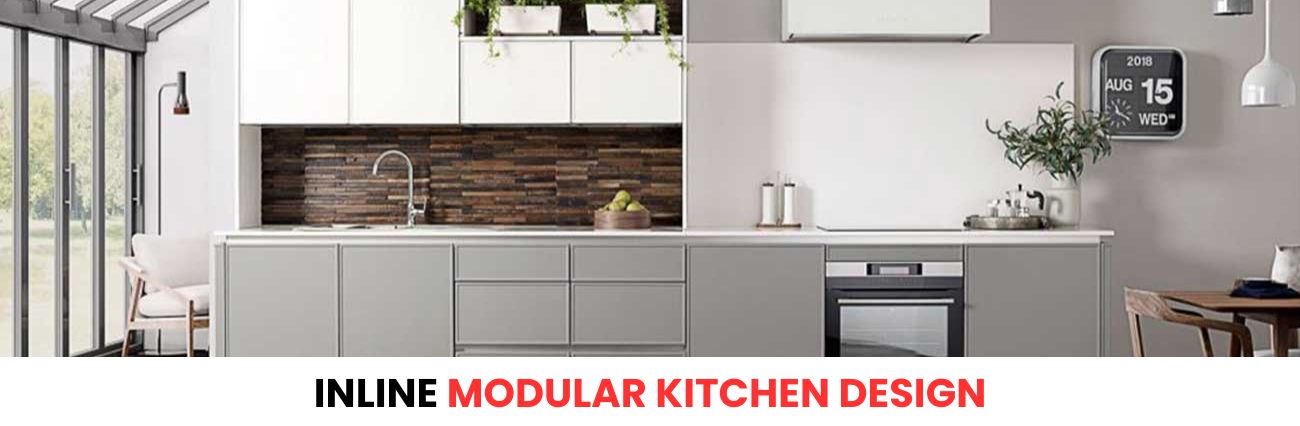 Inline Modular Kitchen Design