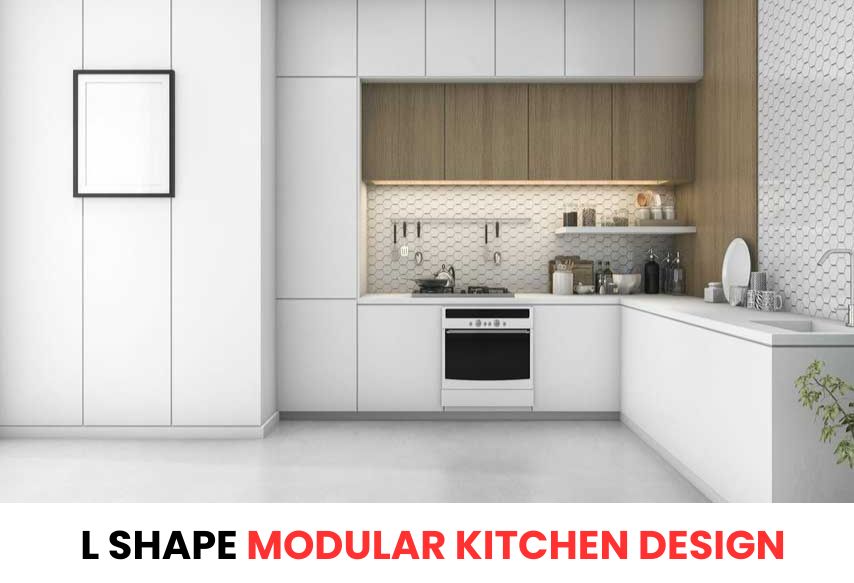 L-Shaped Modular Kitchen Design