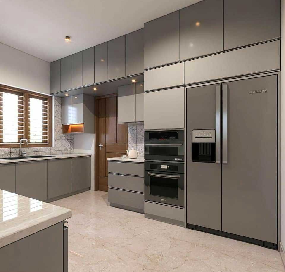 Modular Kitchen Design with Indian Feel