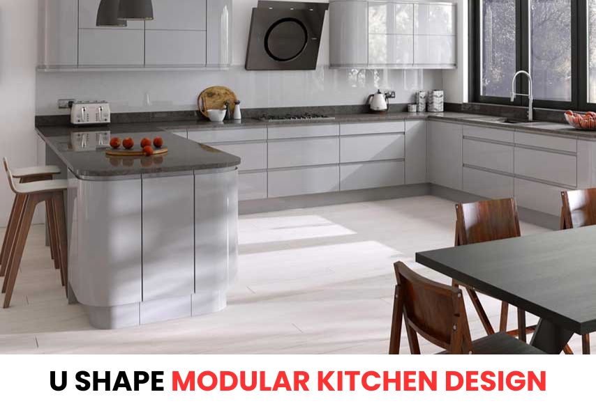 U-Shaped Modular Kitchen Design