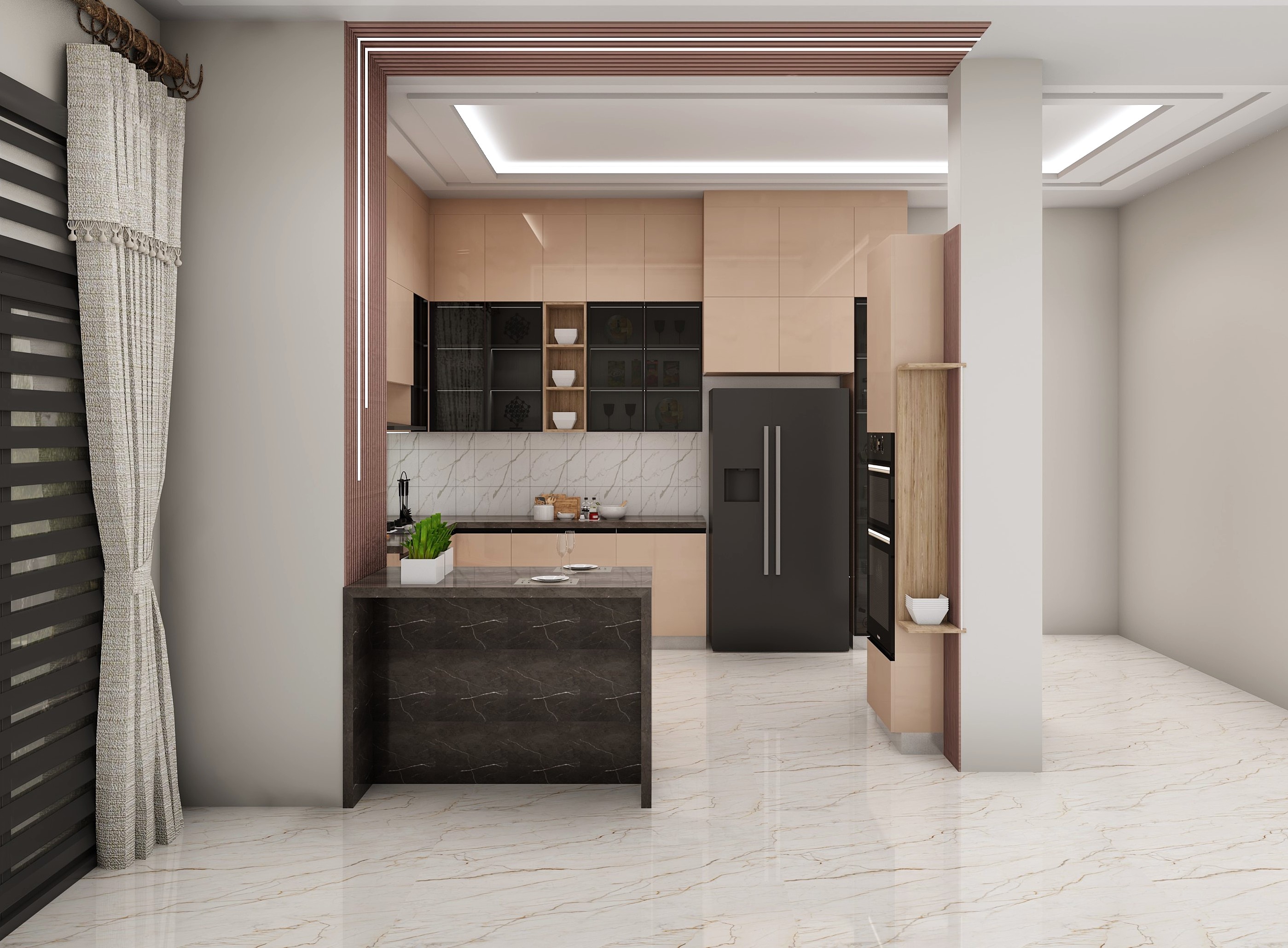 Elegant Modern Modular Kitchen Design