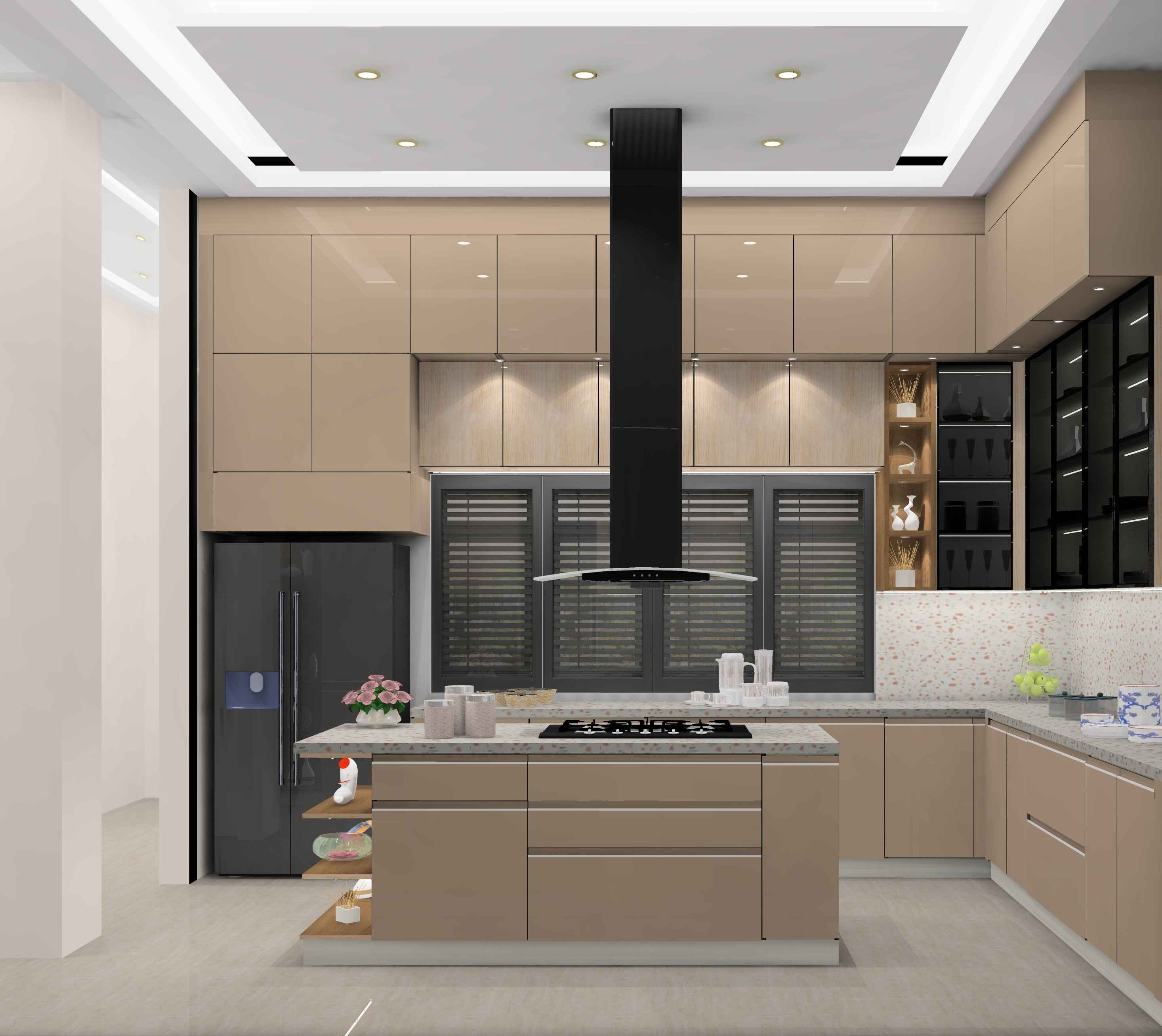 Exquisite latest Italian Kitchen Modular Design