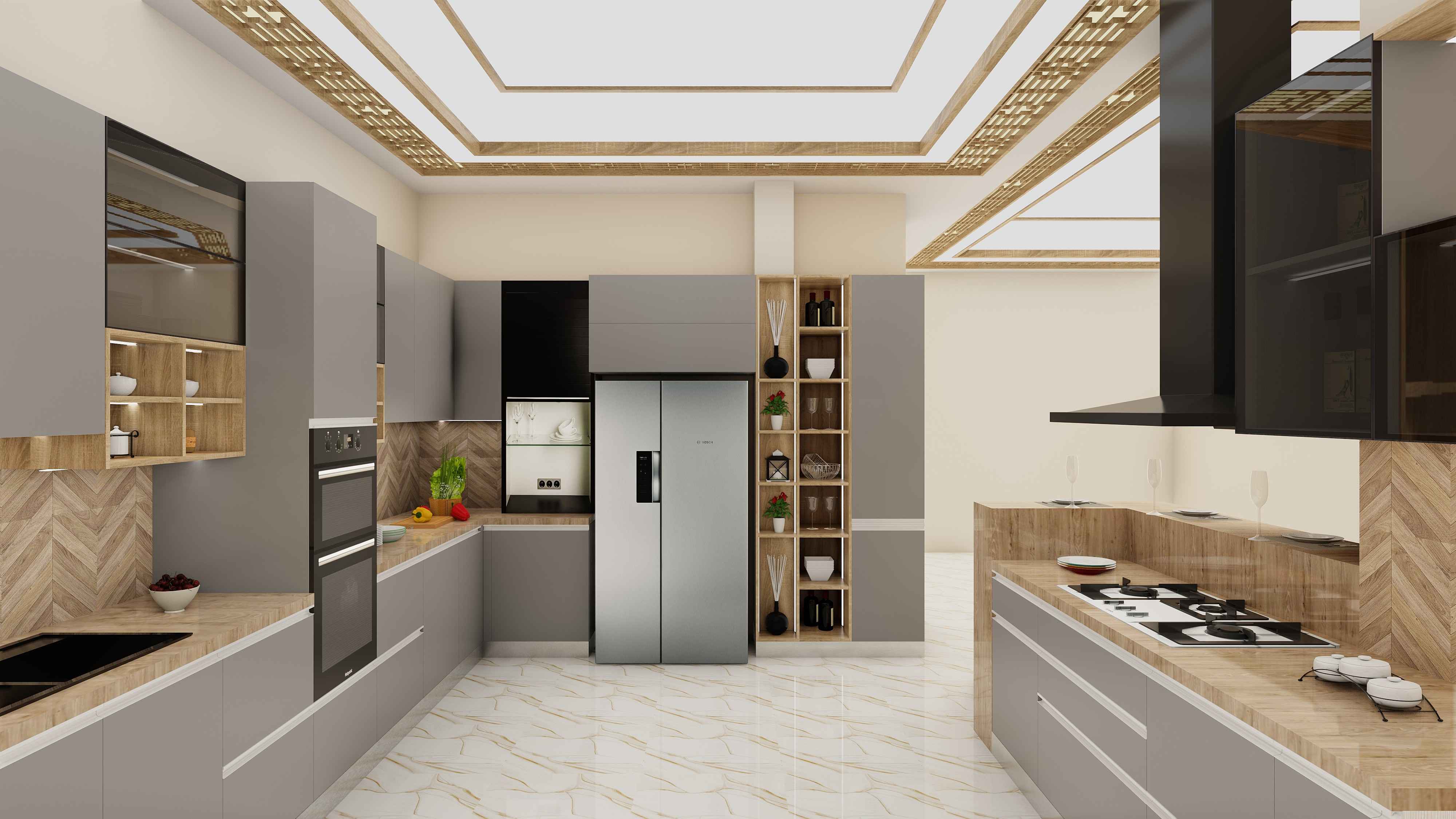 Exqusite Modular Kitchen Design