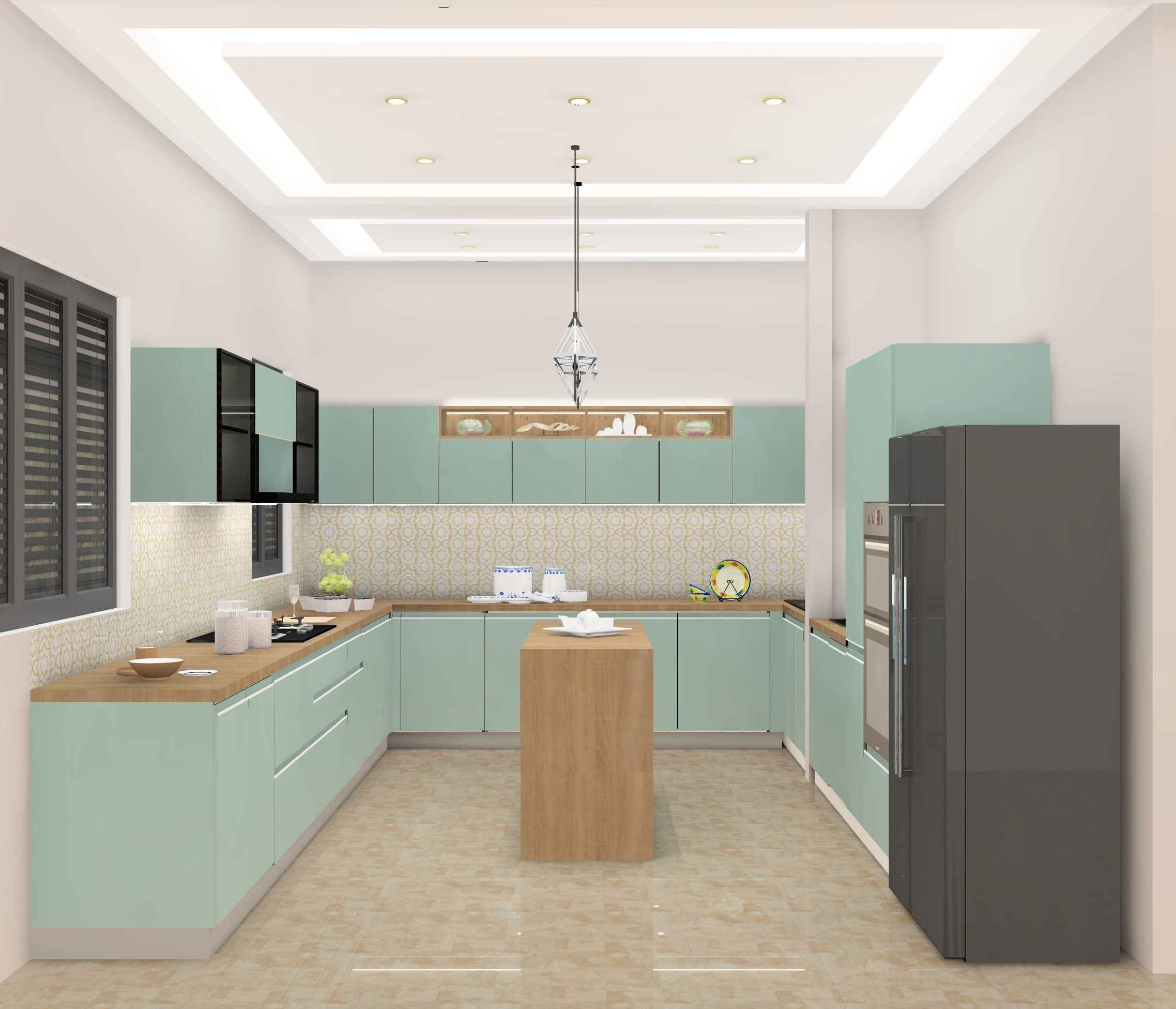 G Shape Kitchen Modern Modular Design