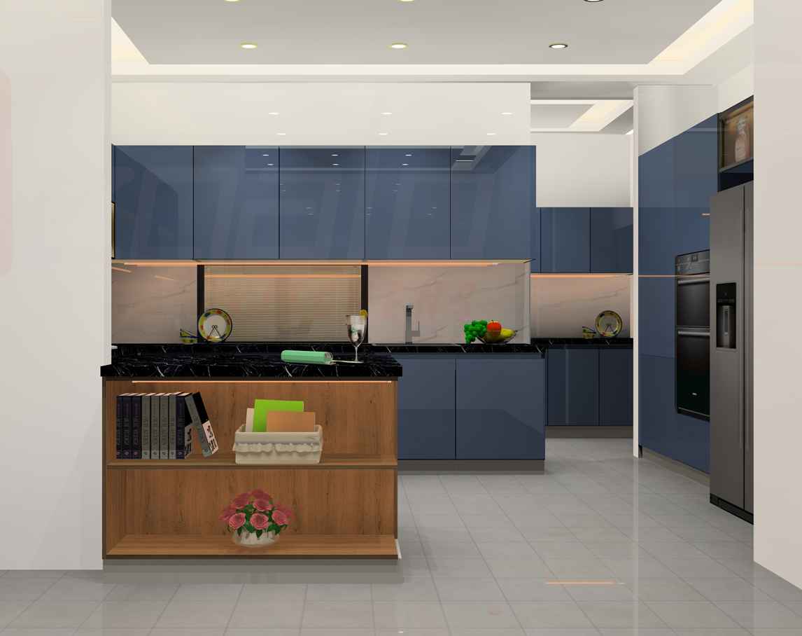 G Shape Premium Kitchen Design