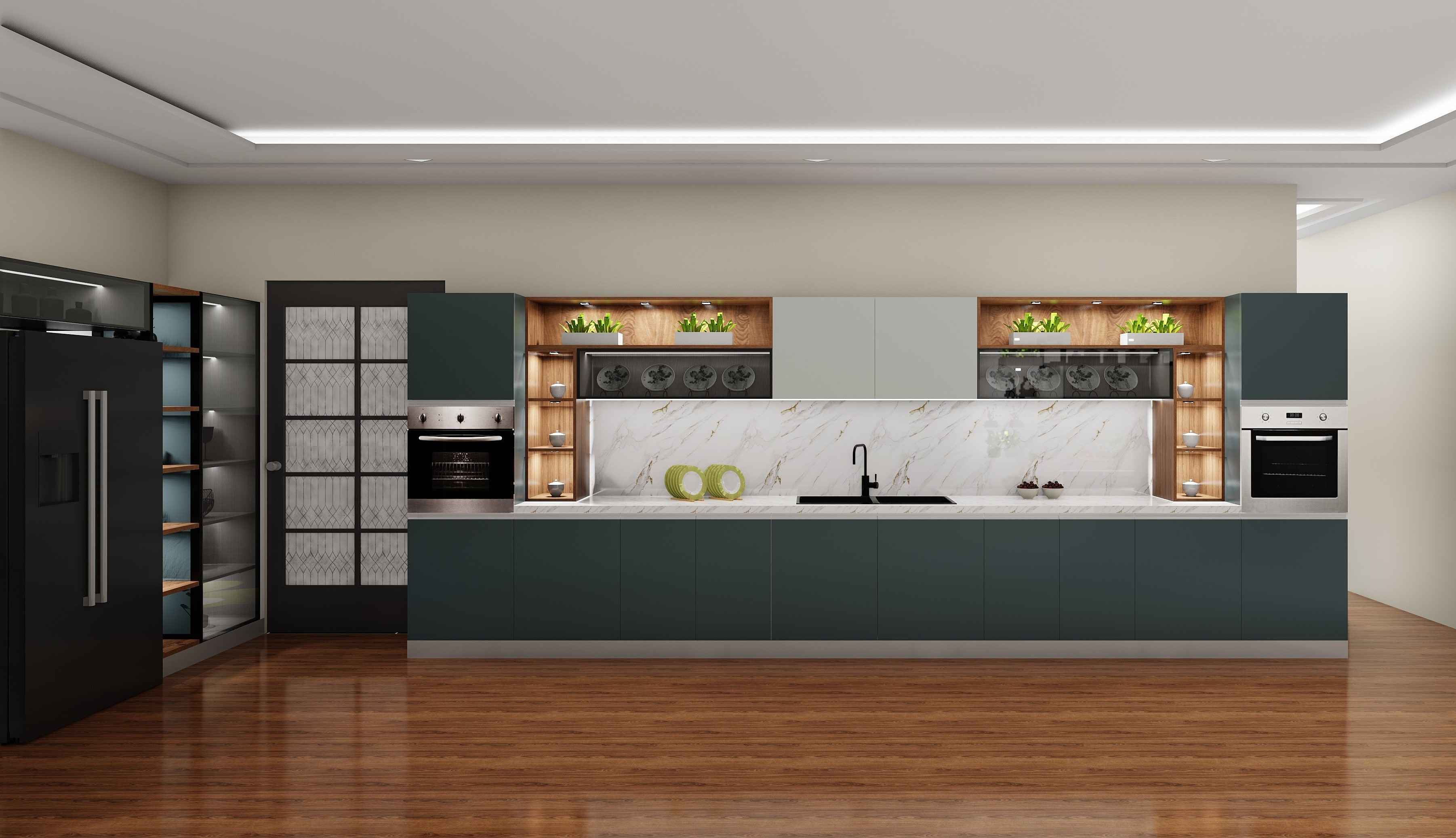 Inline Kitchen Latest Modular Kitchen Design