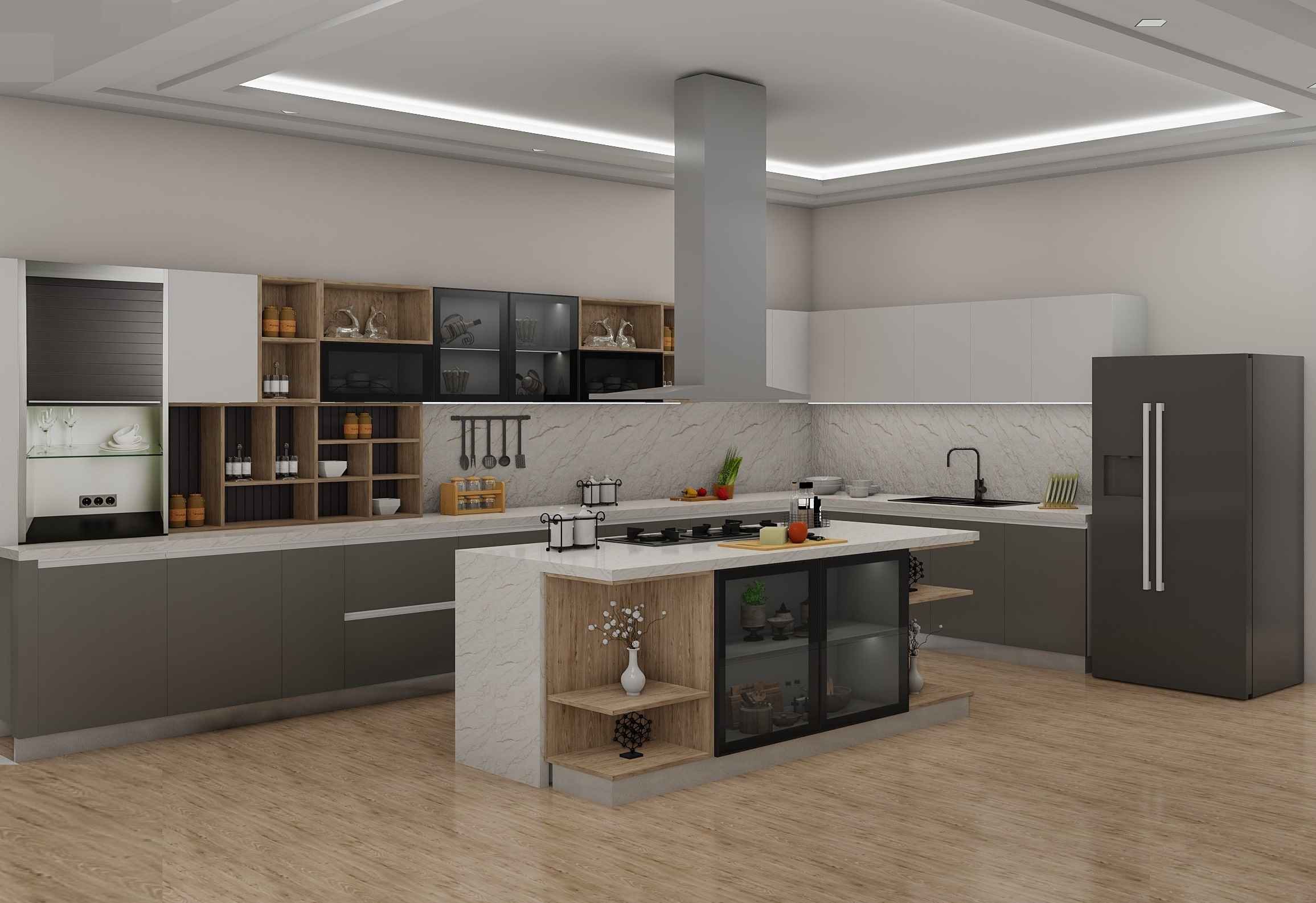 Island Culinary Kitchen Design