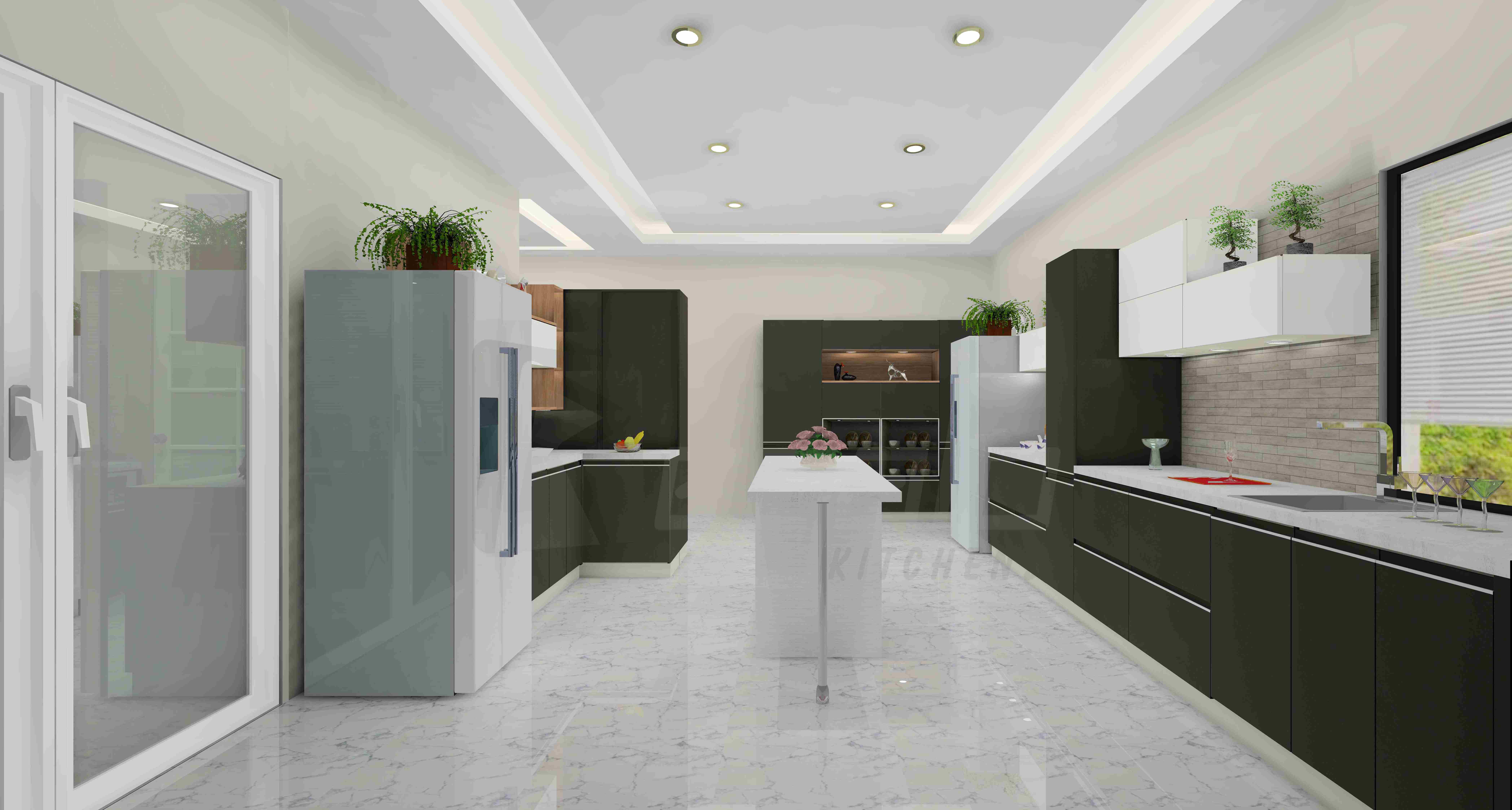 Island Latest Design Modular Kitchen