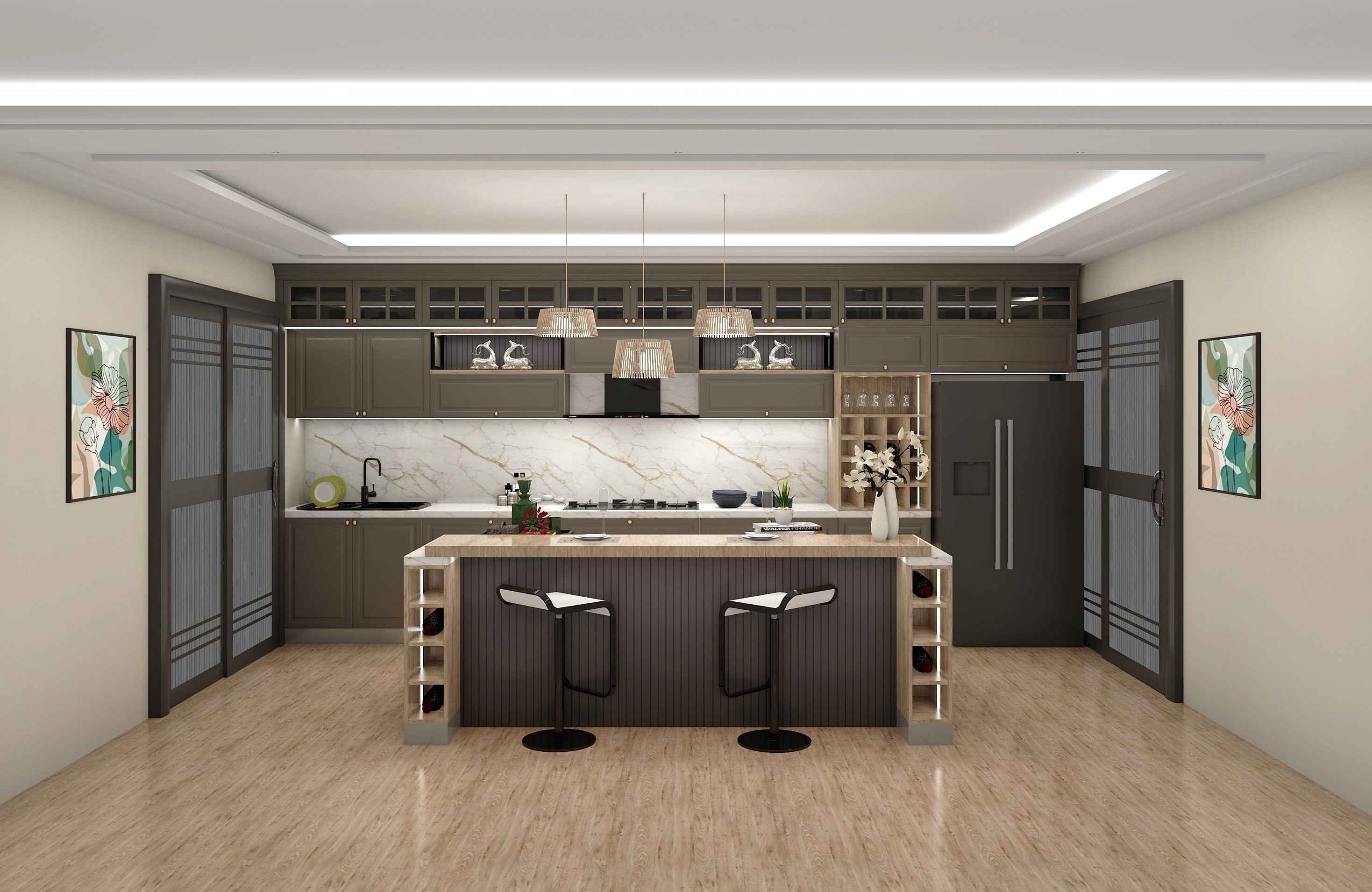 Island Latest Modular Kitchen Design