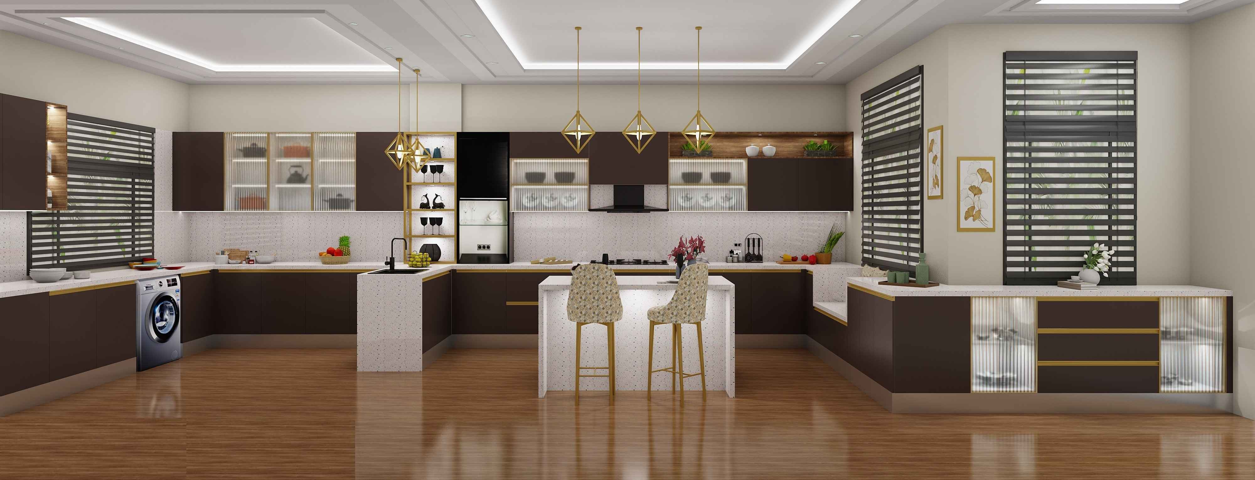 Island Latest Versatile Modular Kitchen Design