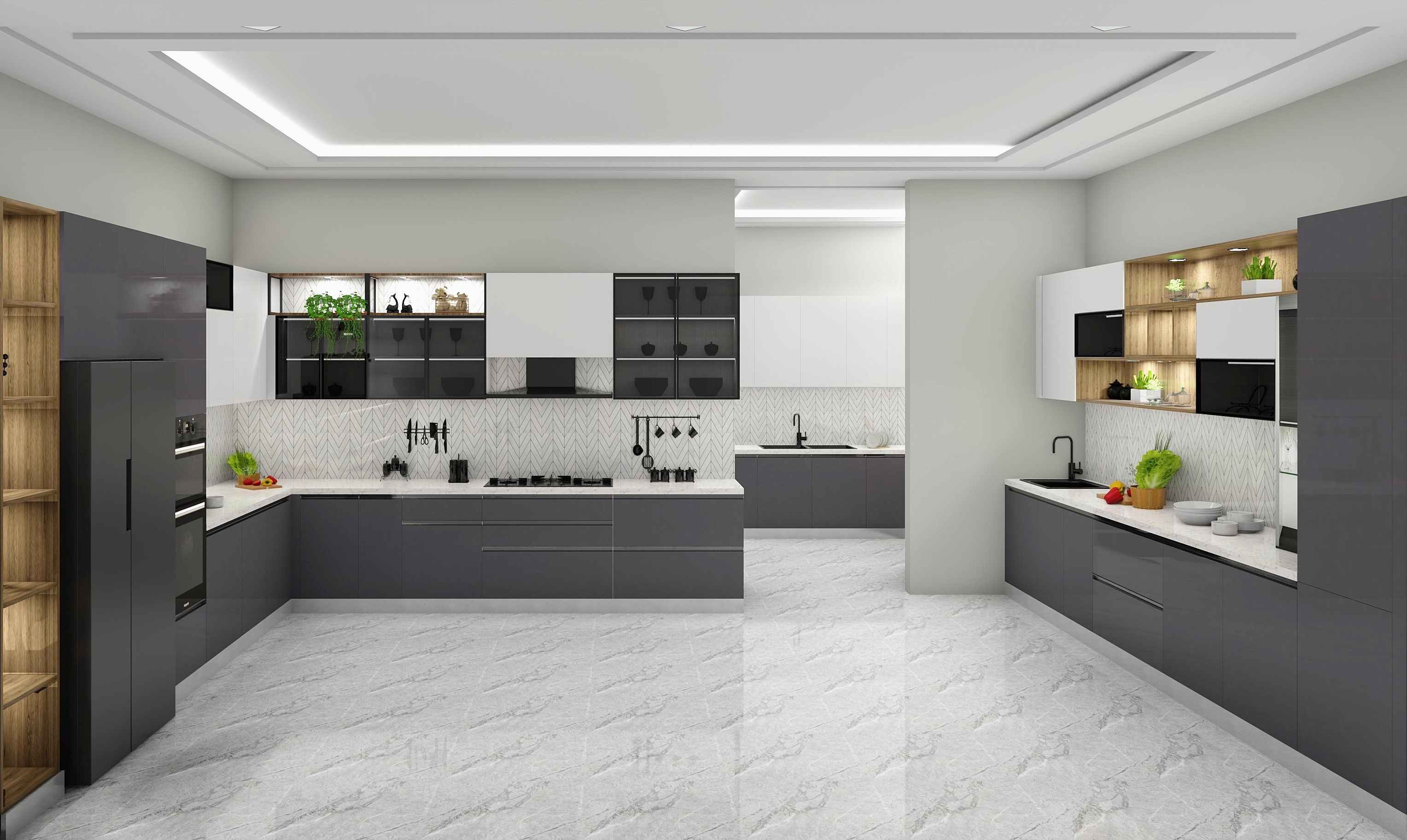 Island Modern Paradise Modular Kitchen Design