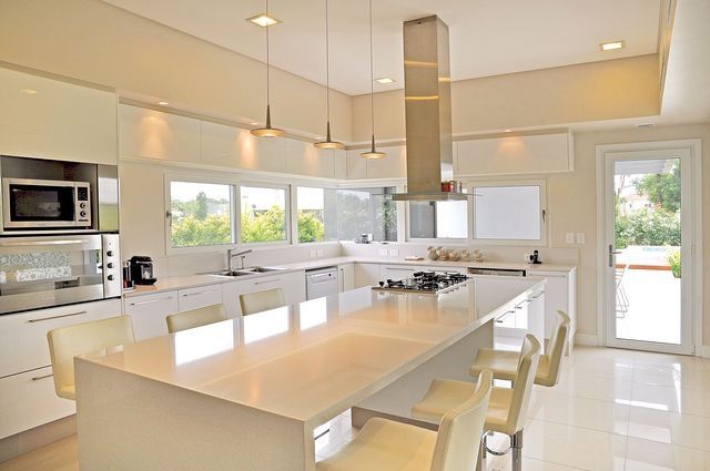 Island Parallel Modular Kitchen Design