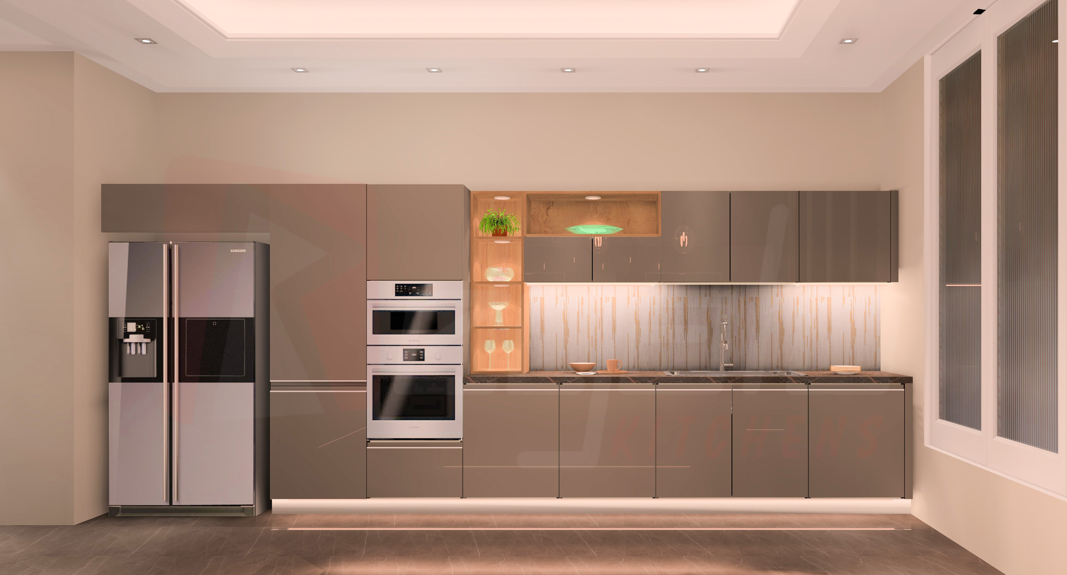 Island Smart Modular Kitchen Design