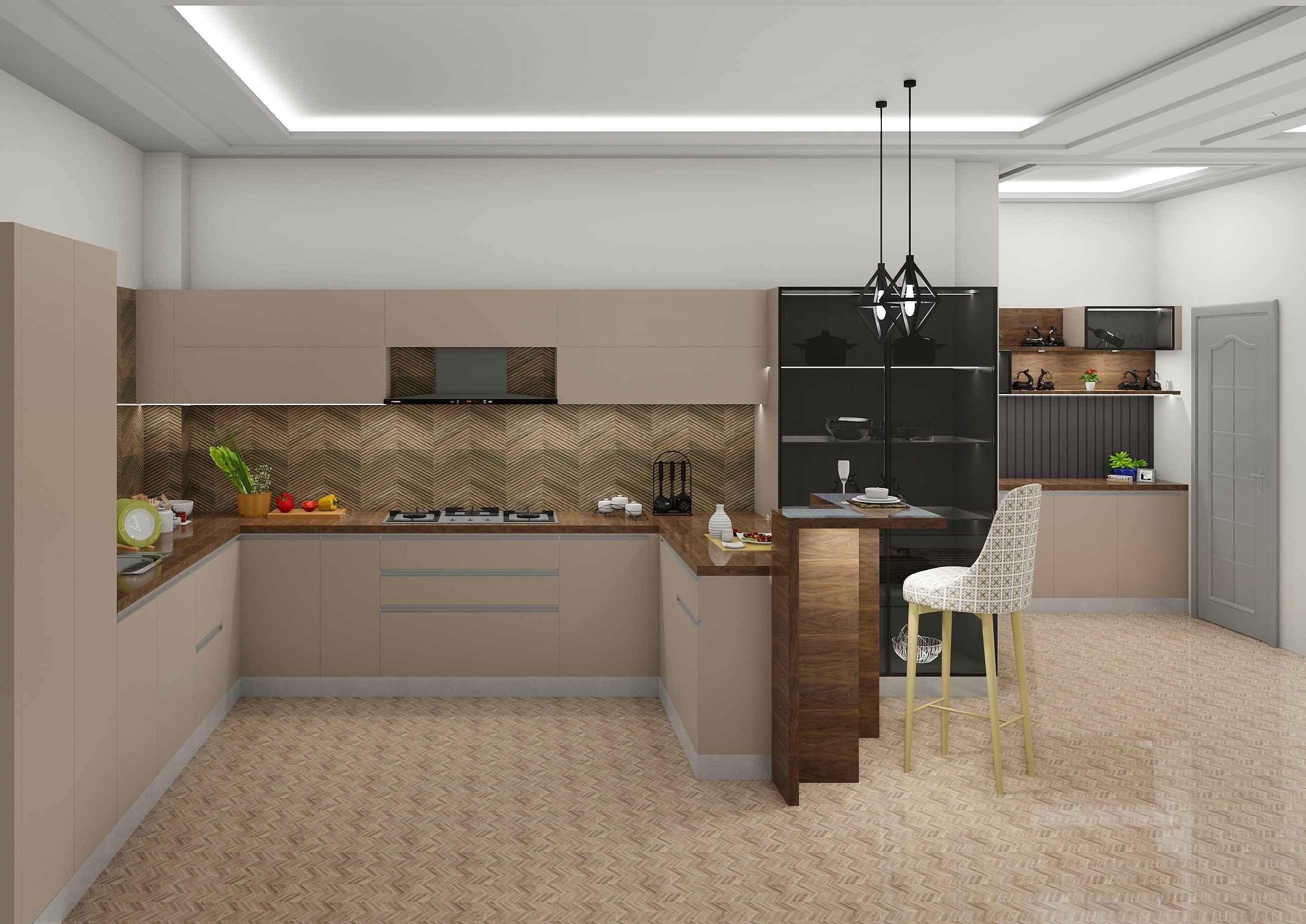 Island Versatile Modular Kitchen Design