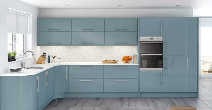 l-shaped modular kitchen design
