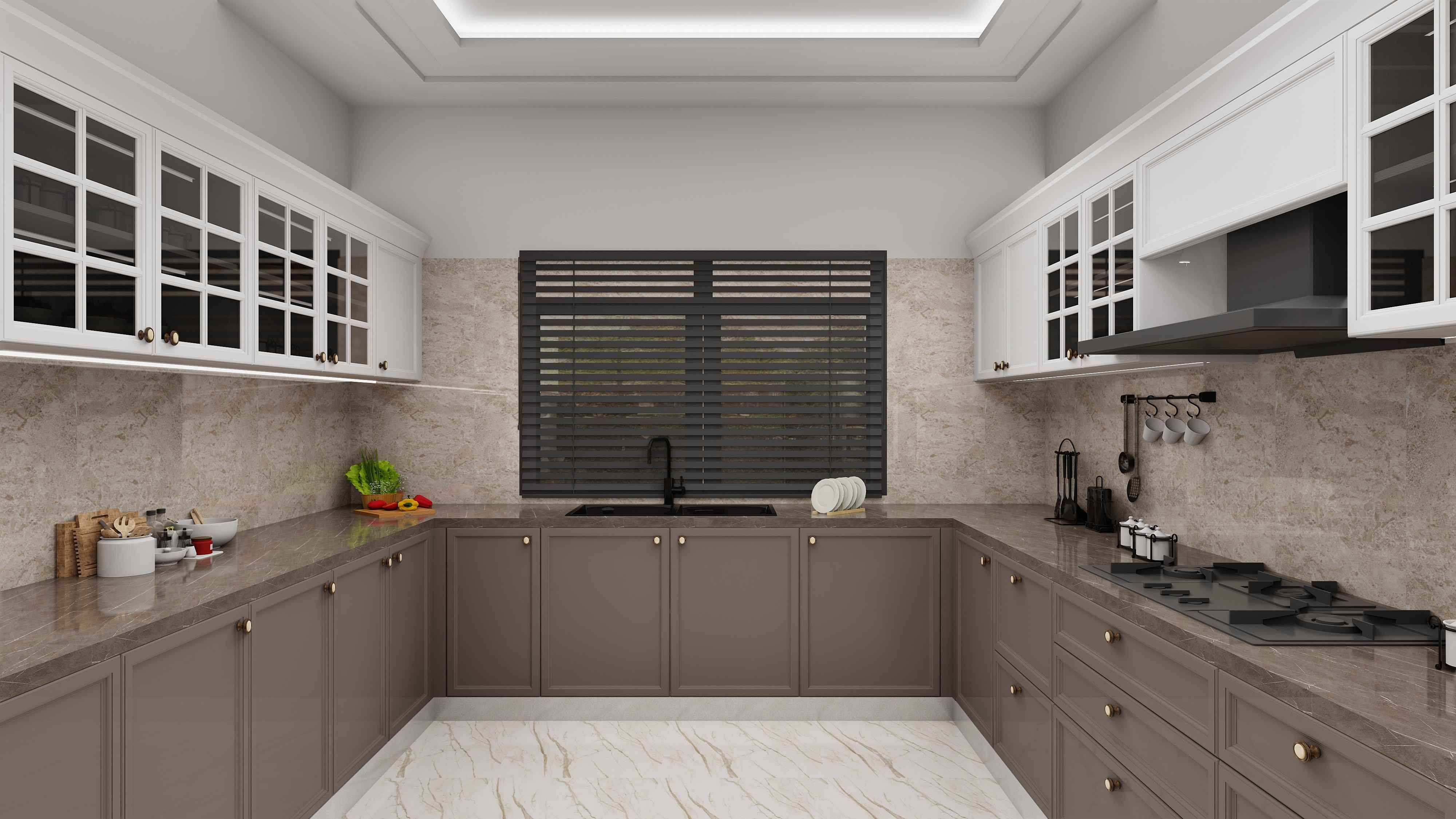 Latest U Shaped Modular Kitchen Design