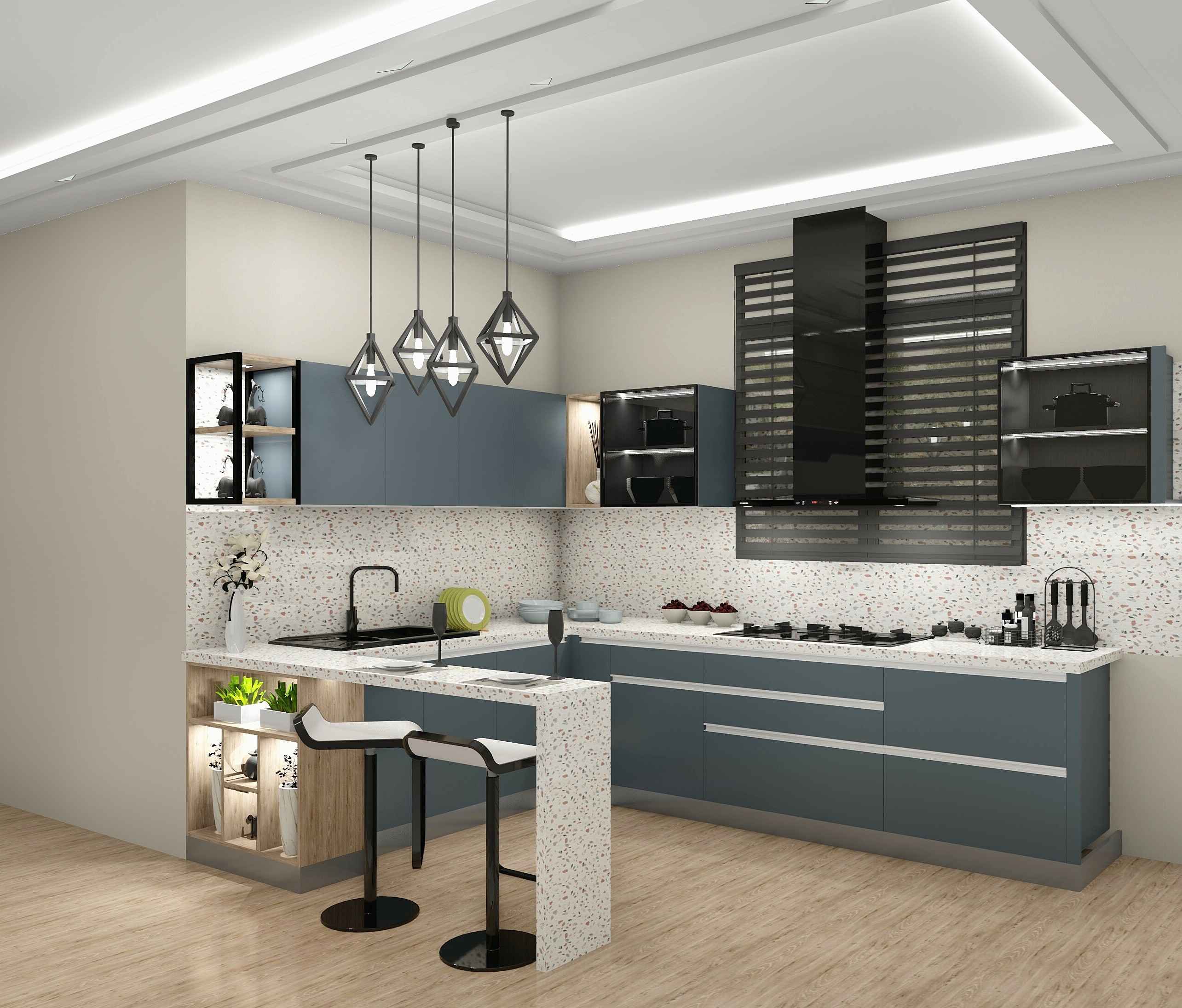 Modish Italian Kitchen Design