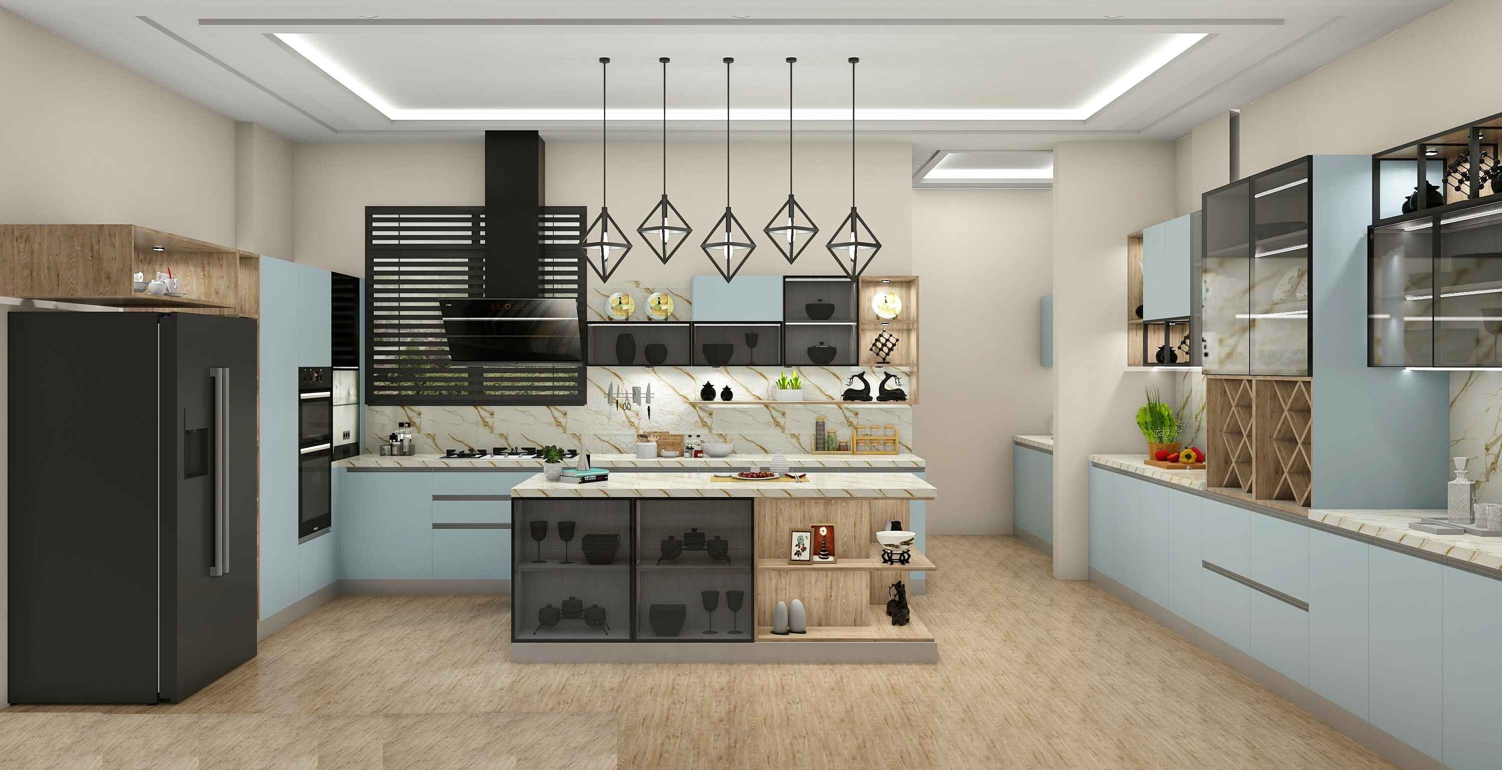 Modish Italian Modular Kitchen Design