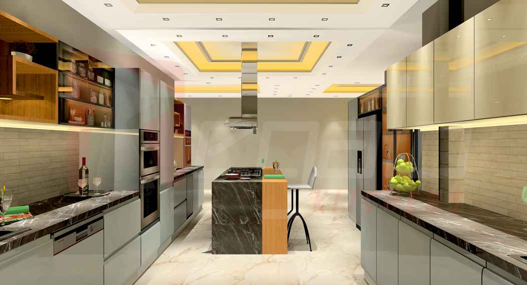 Parallel Kitchen Modular Design