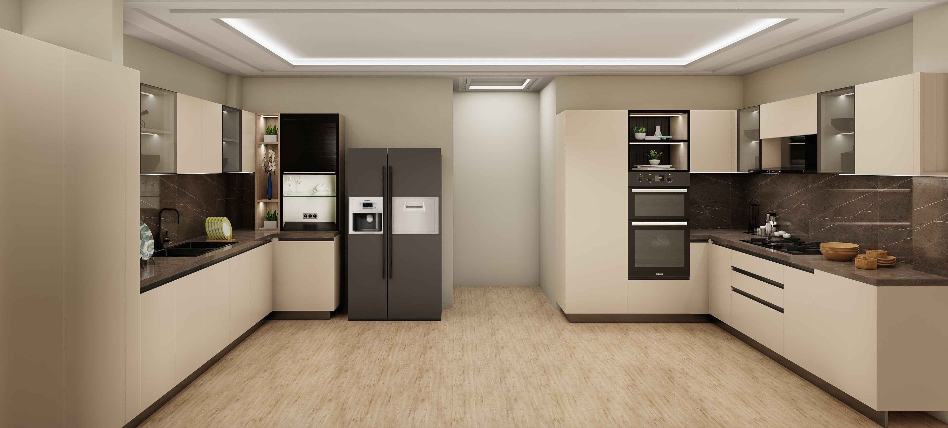 Stylish Cookspace U Shaped Modular Kitchen Design