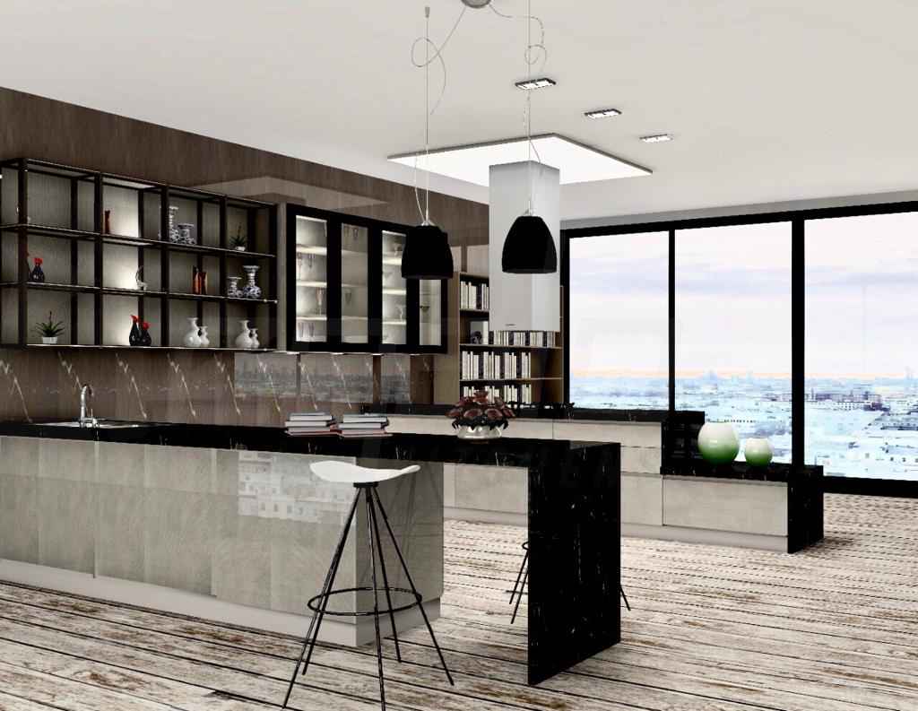 Stylish Parallel Kitchen Modular Design