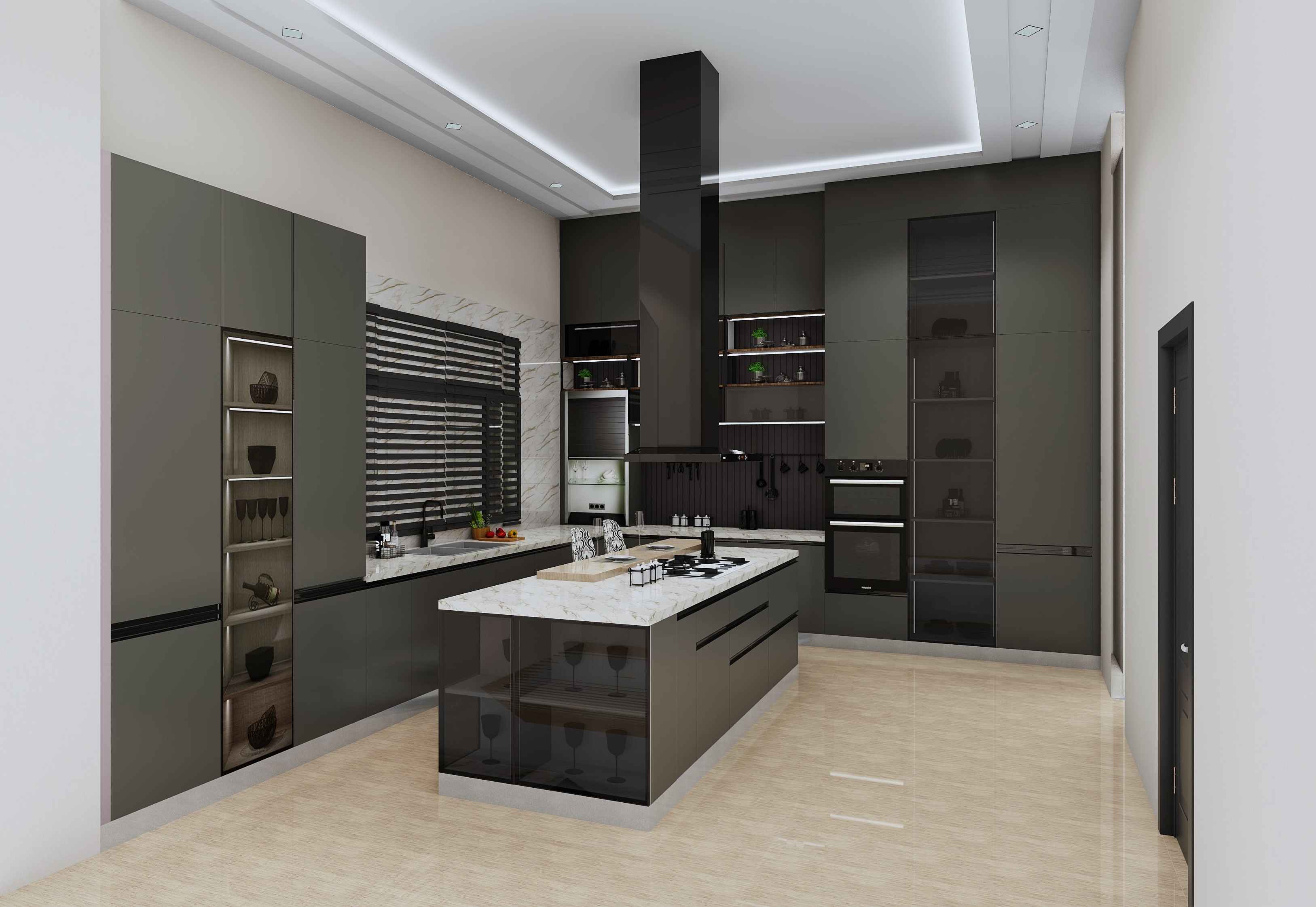 Trendy German Modular Kitchen Design