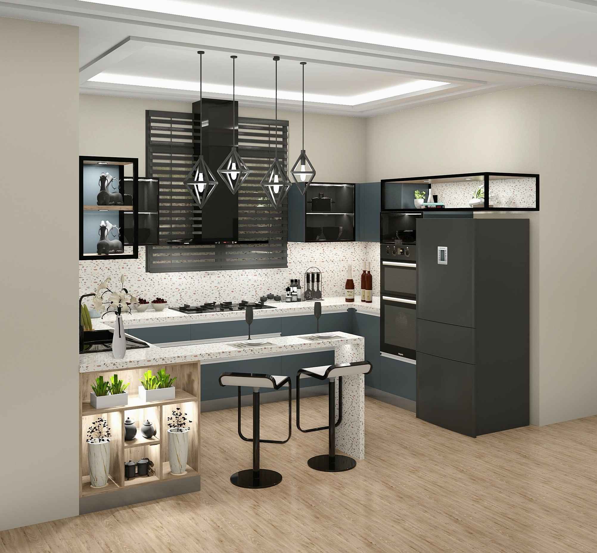 Trendy Italian Modular Kitchen Design