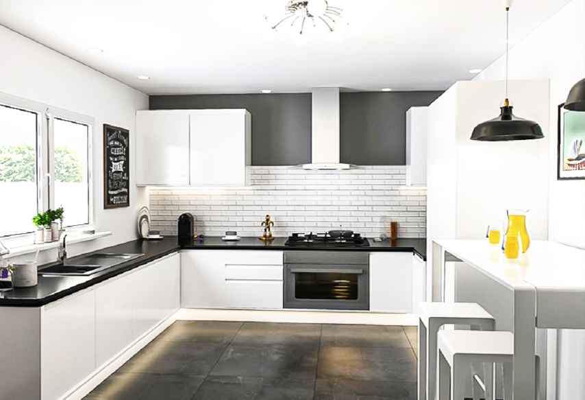 U Shape Versatile Modular Trendy Kitchen Design